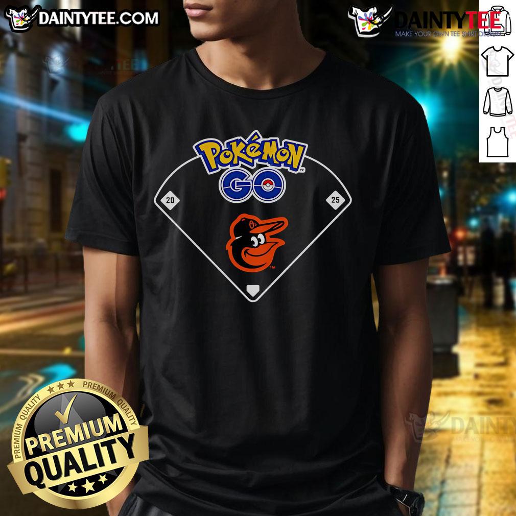 Official Baltimore Orioles X Pokemon Go Ballpark T Shirt Official Baltimore Orioles X Pokemon Go Ballpark T-Shirt featuring vibrant graphics and team colors for fans.