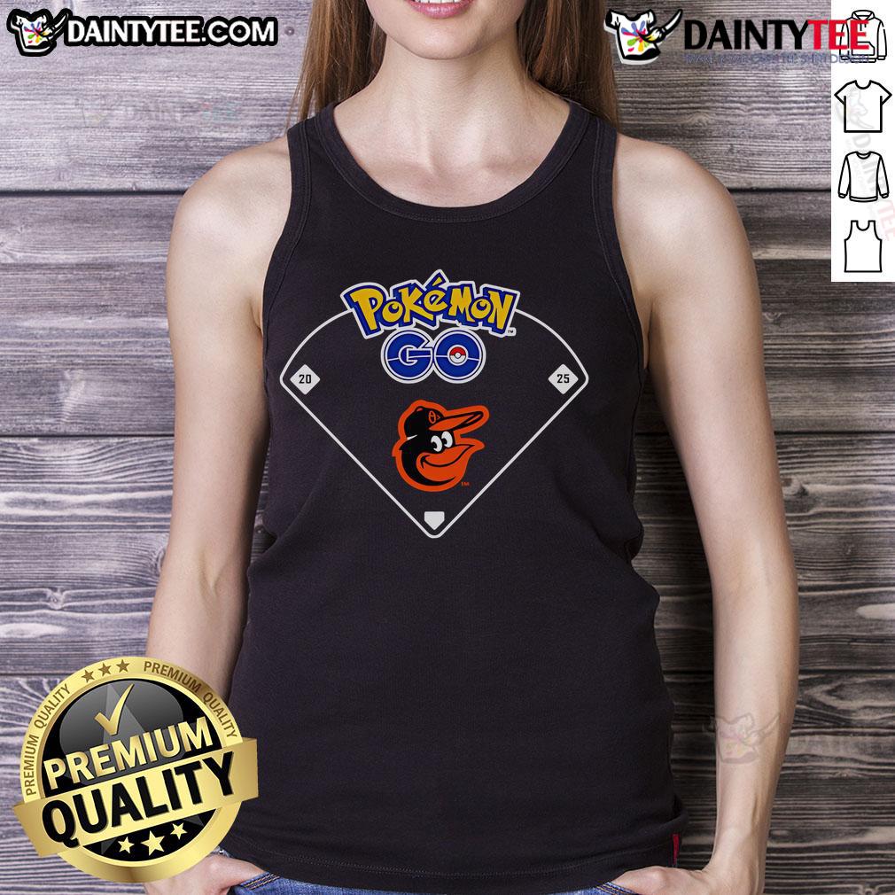 Official Baltimore Orioles X Pokemon Go Ballpark Tank Top Official Baltimore Orioles X Pokmon Go Ballpark tank top featuring vibrant graphics and team colors, perfect for fans.