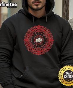 Official Bayside Mandala Hoodie featuring vibrant mandala design, perfect for casual wear and stylish comfort.