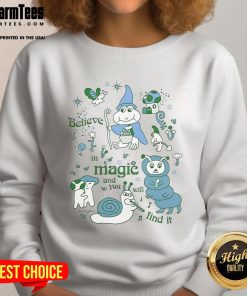 Official Believe In Magic And You Will Find It Tom Bingham Sweatshirt, featuring a whimsical design and cozy fit.