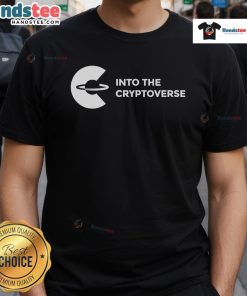 Official Benjamin Cowen Into The Cryptoverse T-Shirt featuring bold graphics and a stylish design for crypto enthusiasts.