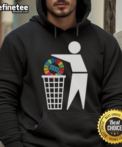 Official Bin Agenda 2030 Hoodie featuring a modern design, promoting sustainability and global development goals.