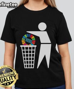 Official Bin Agenda 2030 Ladies Tee featuring a stylish design promoting sustainable development goals.