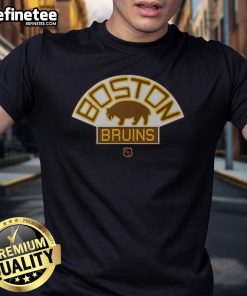 Official Boston Bruins 1924 Retro Logo T-Shirt featuring classic design and vintage colors for hockey fans.