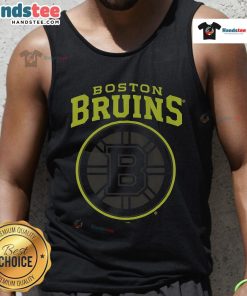 Official Boston Bruins highlight reel tank top featuring team logo and vibrant graphics, perfect for fans and summer wear.