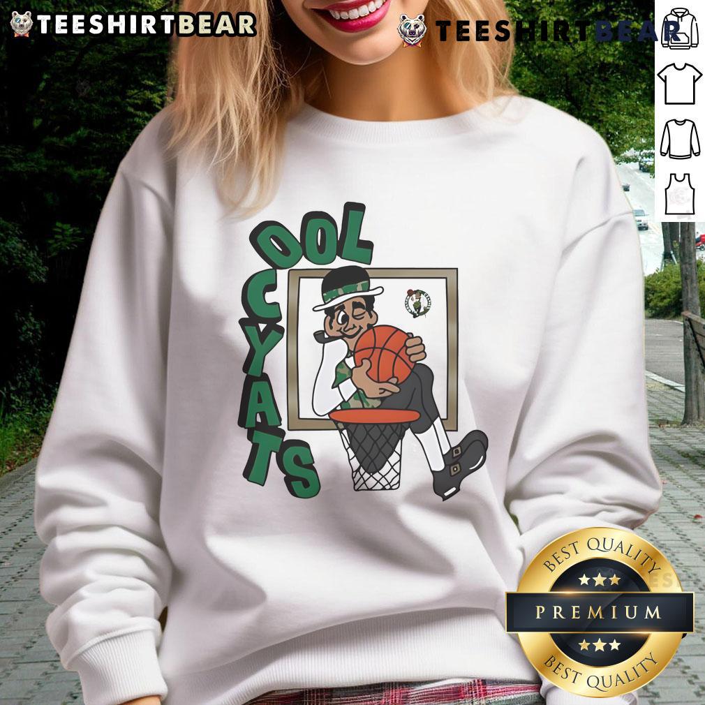 Official Boston Celtics Stadium Essentials Nba X Staycool Mascot Sweatshirt Official Boston Celtics Stadium Essentials NBA x Staycool mascot sweatshirt featuring vibrant team colors and logo.