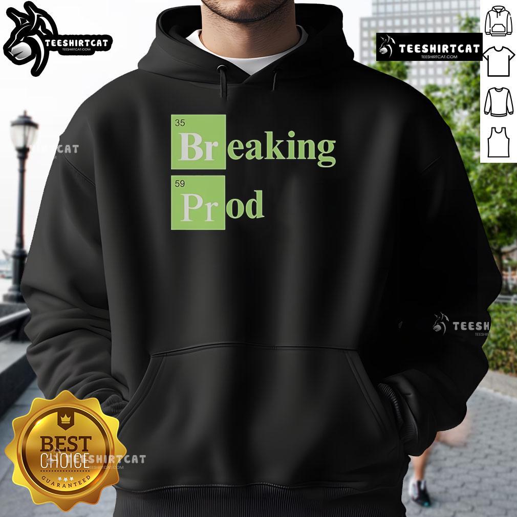 Official Breaking Prod Hoodie Official Breaking Prod Hoodie in black, featuring a stylish design and comfortable fit for fans of the series.