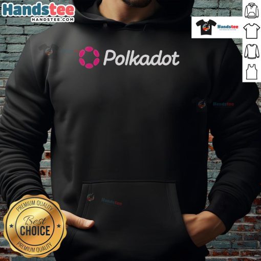 Official Bullish On Polkadot Chan Hoodie featuring vibrant graphics, perfect for crypto enthusiasts and Polkadot supporters.