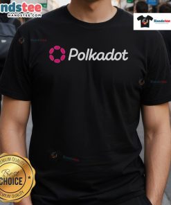 Alt Text: Official Bullish On Polkadot-Chan T-Shirt featuring vibrant graphics and a trendy design for Polkadot enthusiasts.