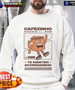 Alt Text: Official Cafezinho Te Mantem Acordadinho Wituka Sweatshirt in vibrant colors, perfect for cozy casual wear.