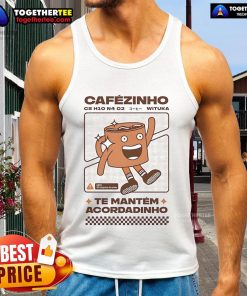 Official Cafezinho Te Mantem Acordadinho Wituka Tank Top featuring vibrant design, perfect for casual wear.