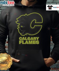 Official Calgary Flames Highlight Reel Hoodie featuring team logo and vibrant colors, perfect for fans and game day wear.