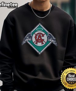 Official California Angels 65 sweatshirt featuring bold team logo and vintage design, perfect for fans and collectors.