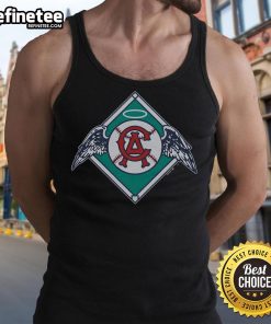 Official California Angels 65 Tank Top featuring vintage logo and sporty design, perfect for baseball fans and summer wear.