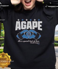 Official Charlie Lindgren Agape Love 79 sweatshirt showcasing a unique design celebrating special love and connection.