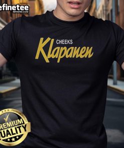 Official Cheeks Klapanen Special T-Shirt featuring vibrant design and unique graphics for fans and collectors.