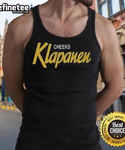 Official Cheeks Klapanen special tank top featuring a stylish design, perfect for casual wear and summer outfits.
