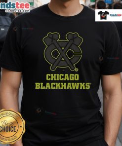 Official Chicago Blackhawks Highlight Reel T-Shirt featuring the team's logo and vibrant graphics, perfect for fans.