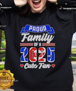 Official Chicago Cubs Fan Proud Family of a 2025 Sweatshirt showcasing family pride in Cubs baseball.