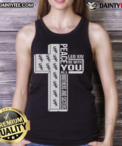 Official Chicago White Sox Peace Tank Top featuring Leo XIV design, perfect for fans and summer wear.