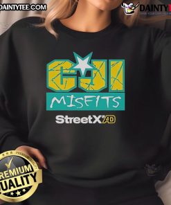 Official CJI Misfits Giles Trials StreetX sweatshirt featuring a stylish design and comfortable fit for streetwear enthusiasts.