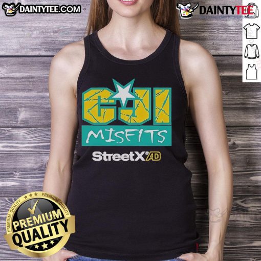 Official CJI Misfits Giles Trials StreetX Tank Top featuring a stylish design and vibrant colors for casual wear.