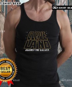 Official Cleveland Against The Galaxy May The 4th Be With You Star Wars tank top featuring iconic sci-fi designs.