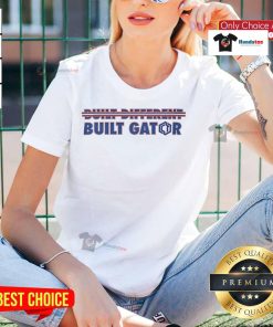 Official Clifford Taylor IV Built Gator Ladies Tee featuring vibrant colors and stylish design for Gator fans.