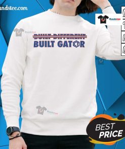 Official Clifford Taylor IV Built Gator Sweatshirt in vibrant colors, showcasing unique design and comfortable fit.