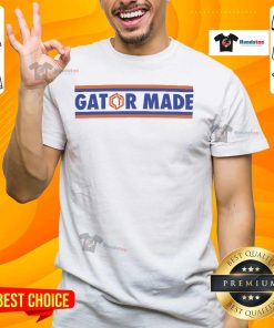 Official Clifford Taylor IV Gator Made T-Shirt featuring a vibrant design and comfortable fit, perfect for fans and casual wear.