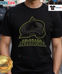 Official Colorado Avalanche Highlight Reel T-Shirt featuring team logo and vibrant graphics for fans and collectors.