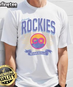 Official Colorado Rockies City Connect Prime Play T-Shirt in vibrant colors, showcasing team logo and modern design.