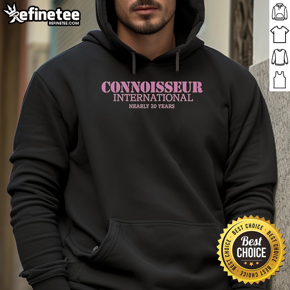 Official Connoisseur International Nearly 20 Years Hoodie Official Connoisseur International Nearly 20 Years Hoodie in stylish design, perfect for casual wear and street fashion.