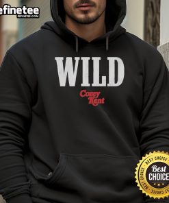 Corey Kent Wild Hoodie in black featuring a stylish design, perfect for fans and casual wear.