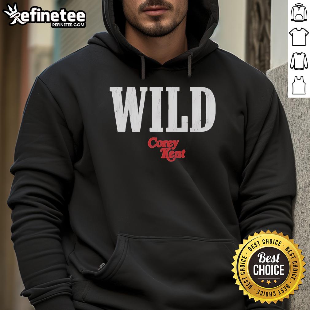 Official Corey Kent Wild Hoodie Corey Kent Wild Hoodie in black featuring a stylish design, perfect for fans and casual wear.