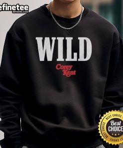Official Corey Kent Wild sweatshirt in black, featuring logo and stylish design, perfect for fans and casual wear.