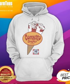 Official Cornetto Super Cone Ice Cream Hoodie featuring vibrant graphics and a cozy design for ice cream lovers.