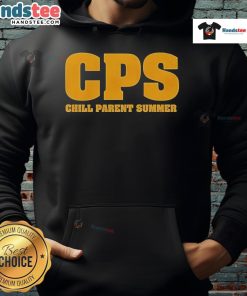 Official CPS Chill Parent Summer Hoodie featuring a stylish design, perfect for summer outings and casual wear.