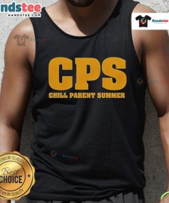 Official CPS Chill Parent Summer Tank Top in vibrant colors, perfect for relaxed summer outings and casual wear.