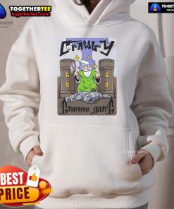 Official Crawly Gnome Gang Hoodie featuring a colorful design and cozy fit, perfect for fans of the Gnome Gang.