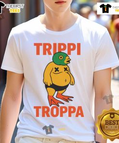 Official Crawly Goat Trippi Troppa T-Shirt featuring vibrant design and high-quality fabric for casual wear.