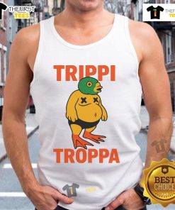 Official Crawly Goat Trippi Troppa Tank Top featuring a stylish design, perfect for casual wear and summer fashion.