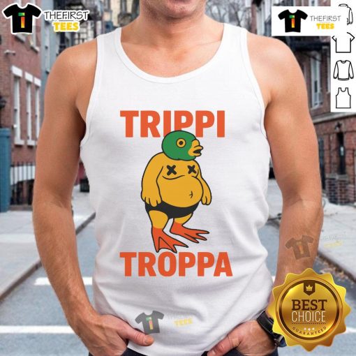 Official Crawly Goat Trippi Troppa Tank Top featuring a stylish design, perfect for casual wear and summer fashion.