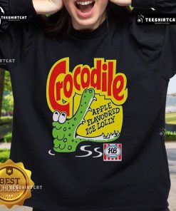 Official Crocodile Apple Flavoured Ice Lolly Sweatshirt featuring vibrant design and cozy fit, perfect for casual wear.