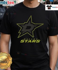 Official Dallas Stars Highlight Reel T-Shirt featuring team logo and vibrant graphics for fans and collectors.