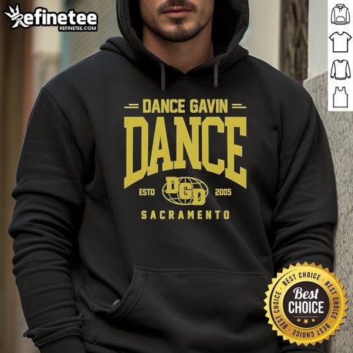 Official Dance Gavin Dance Globe Logo Hoodie featuring bold logo design on a stylish, comfortable hoodie.