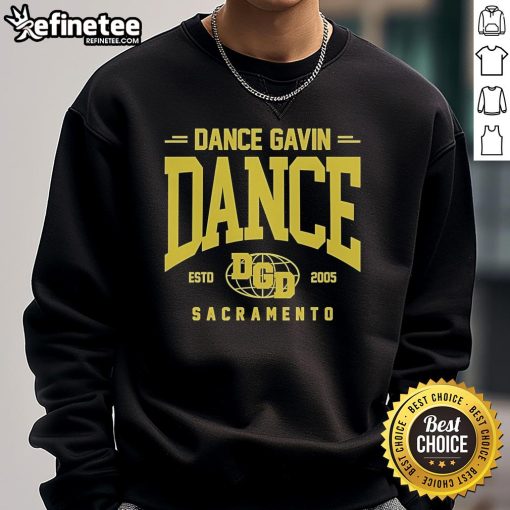 Official Dance Gavin Dance Globe Logo Sweatshirt featuring a vibrant logo on a comfortable, stylish design.