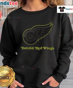 Official Detroit Red Wings Highlight Reel Sweatshirt featuring bold team logo and vibrant colors for fans.