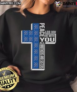 Official Detroit Tigers Peace Leo XIV sweatshirt featuring a stylish design for all fans and supporters.