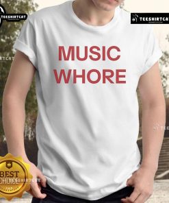Alt Text: Official Divadelight777 Music Whore T-Shirt featuring bold graphics and unique design for music lovers.